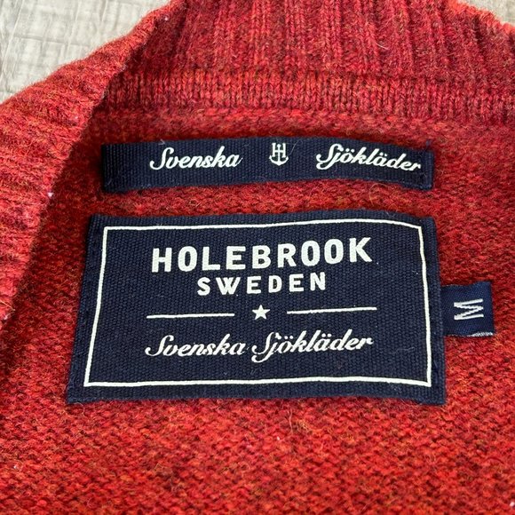 Holebrook Sweden 100% Lambswool Crewneck Sweater (size M) - Picture 5 of 10